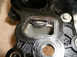 2003 GT Mustang 4.6 engine intake with damaged gasket thermostat side.webp