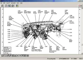 Under Dash wiring & component locations typical 93 Mustang.webp