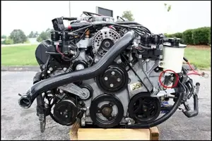 1997 GT Mustang 4.6L engine with red circle for emailing.webp