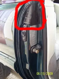 My Stang B-pillar circled.webp