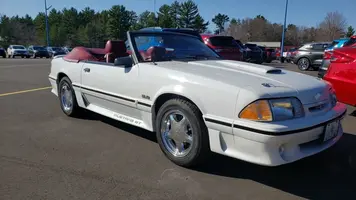 1987 Mustang GT 5.0 new wheels nose.webp