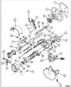 92-93 Mustang steering column exploded view.GIF