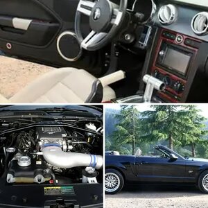 Better Pix of my '06 Mustang GT vert . . .