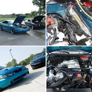 Teal Beast 94 Mustang GT