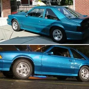 Teal car