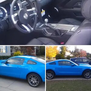 2012 Grabber Blue Mustang