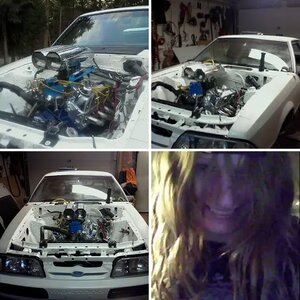 1989 Mustang LX Notchback, 351w transplant