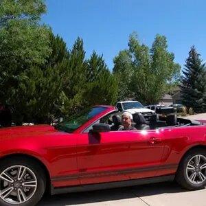 My candy red 2012 convertible