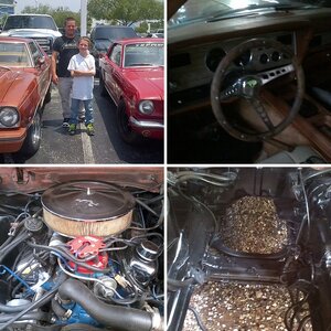 pic of the mustang II when i first started puttiing it together