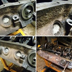 The before pics. Engine Teardown and Ready to Machine