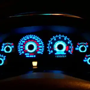 My white dial lighted dash!!