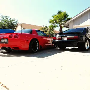 My C5 Z06 and my 92 LX 5.0