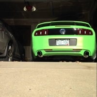 Roush Exhaust with Steeda Cat Deletes - YouTube