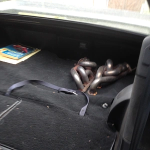 Rear interior
