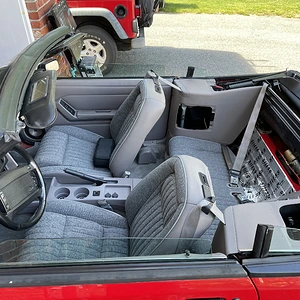 ACC titanium gray upholstery